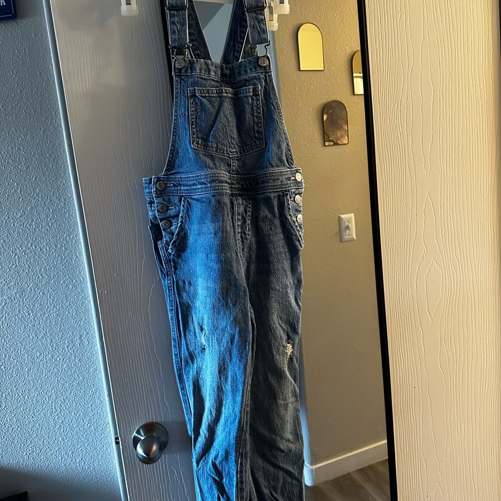 Blue Denim Overalls